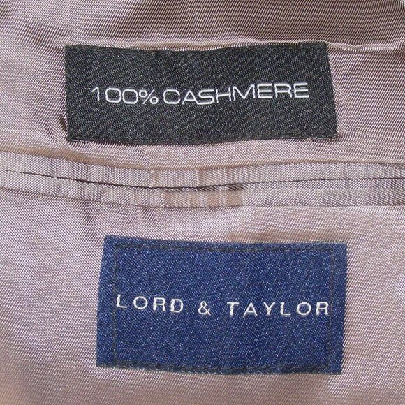 GRANT THOMAS Cashmere Jacket, 42R, Gray, 2 buttons, Soft! - Picture 12 of 14